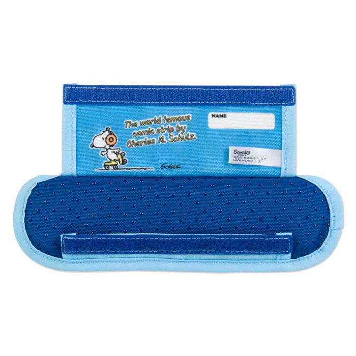 Sanrio Snoopy Trinkflaschenhülle für Kinder, 20,5 x 0,5 x 7 cm, blau, gepolstert, waschbar