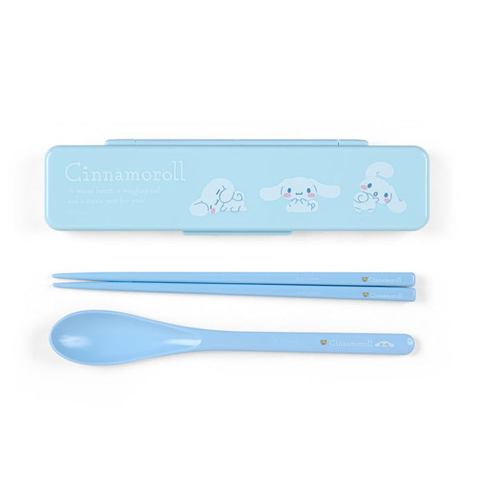 Sanrio Cinnamoroll Essstäbchen &amp; Löffel Set 1,8x18,8x4,7cm Lunch Essentials