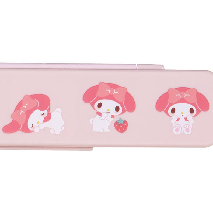 Ensemble de baguettes et cuillères Sanrio My Melody 1,8 x 18,8 cm - New Life Lunch Goods