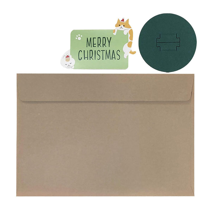 Sanrio Christmas Cat Tree Jx 79-5 Message Card 243167 Christmas Card