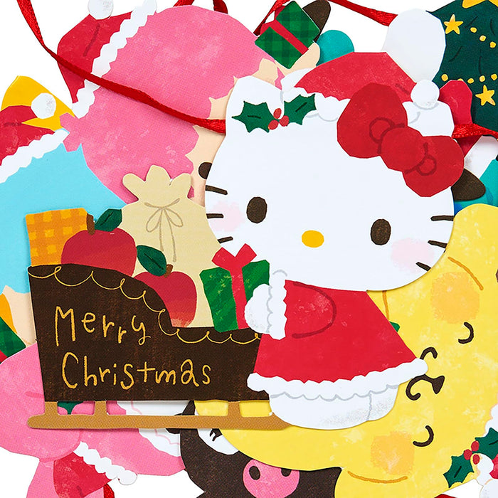 Sanrio Christmas Card with Characters Wall Decor Message Card Jx 59-5 242616