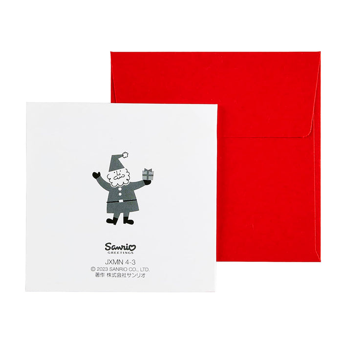 Sanrio Christmas Mini Greeting Card Santa Sleigh - Holiday Message Card 4-3