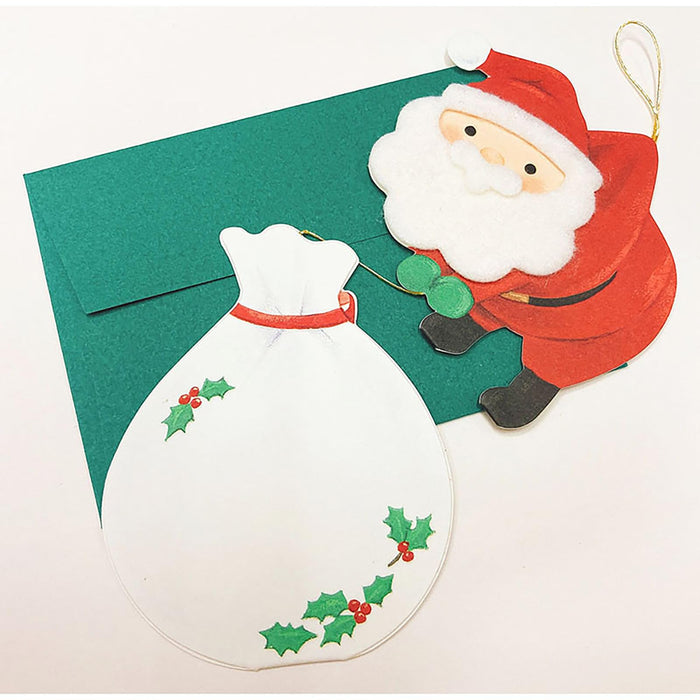 Sanrio Tsumamare Santa Christmas Mini Message Greeting Card 526398