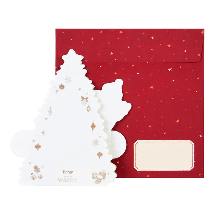 Sanrio Christmas Greeting Card - Santa From The Tree - Overseas Shipping