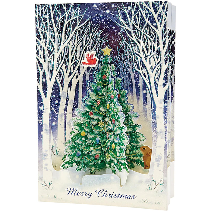 Sanrio Christmas Greeting Card | Tree in the Forest | Overseas Shipping Available