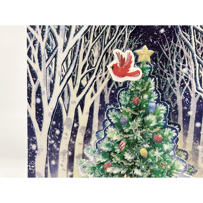 Sanrio Christmas Greeting Card | Tree in the Forest | Overseas Shipping Available