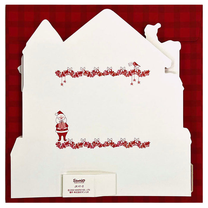 Sanrio Christmas Message Cards Santa Dollhouse Greeting Cards - Ships Overseas