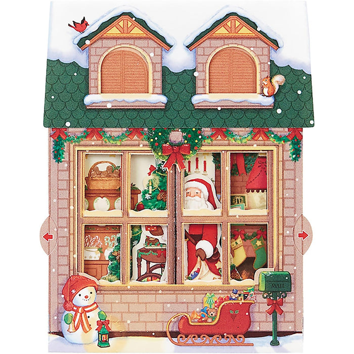 Sanrio Christmas Greeting Cards Santa In The House - Overseas Shipping Available