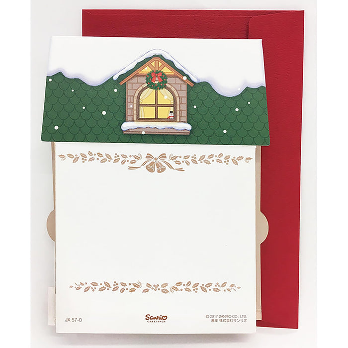 Sanrio Christmas Greeting Cards Santa In The House - Overseas Shipping Available