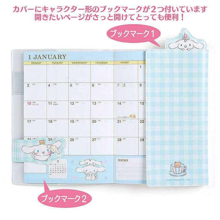 Sanrio Cinnamoroll 2022 A6 Tagebuch mit Lesezeichen