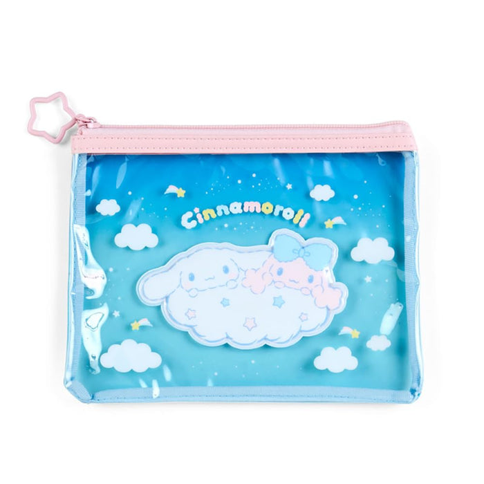 Sanrio Cinnamoroll and Poron Flat Pouch Set of 2 - Cloud Siblings