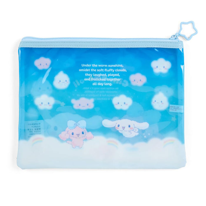 Sanrio Cinnamoroll and Poron Flat Pouch Set of 2 - Cloud Siblings