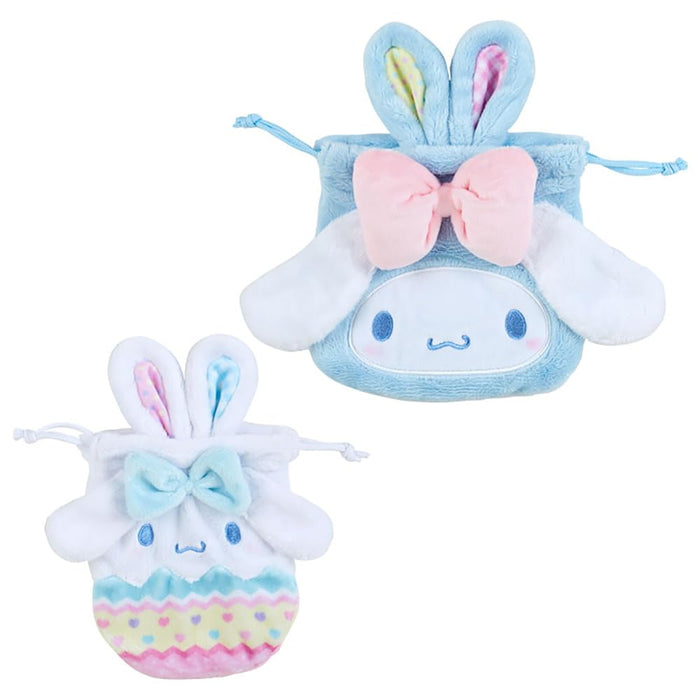 Lot de 2 sacs à cordon Sanrio Cinnamoroll – Lapin de Pâques 23x24x3 cm