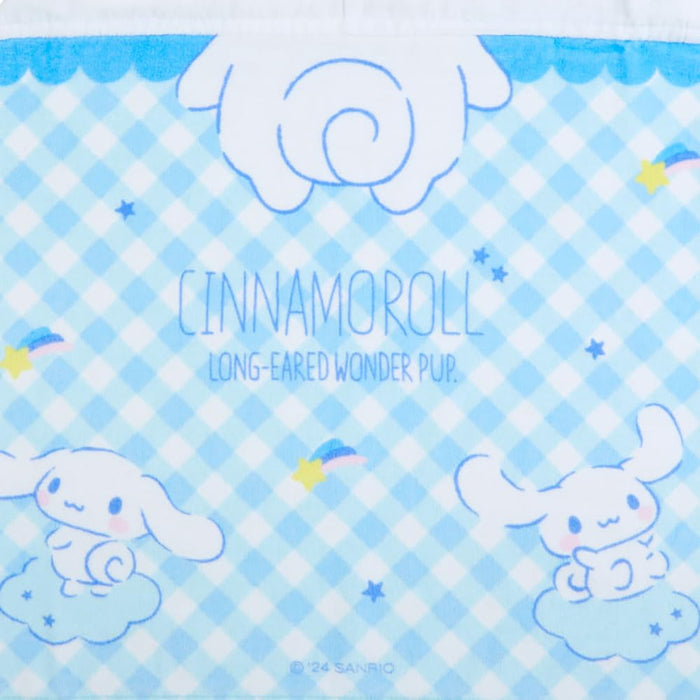 Serviette à capuche Sanrio Cinnamoroll 75x120cm pour enfants - Douce et absorbante