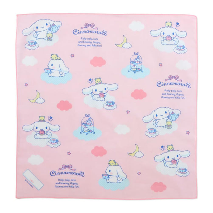 Lot de 3 serviettes à déjeuner Sanrio Cinnamoroll pour enfants et adultes