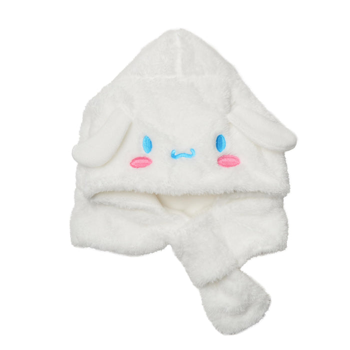 Cache-cou à capuche pour enfants avec motif Cinnamoroll de Sanrio