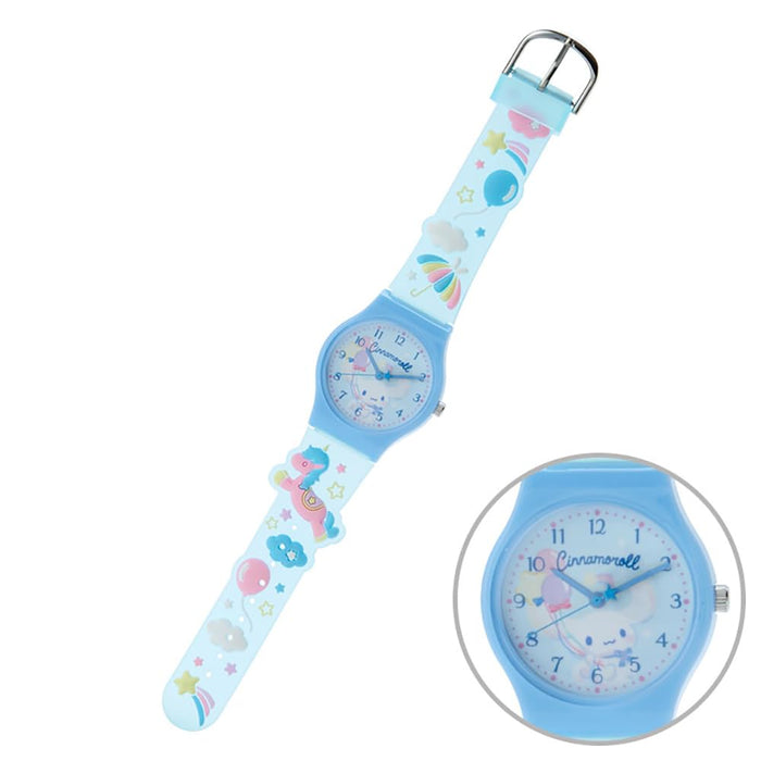 Sanrio Cinnamoroll Rubber Watch 20.5x3.3cm for Kids and Adults