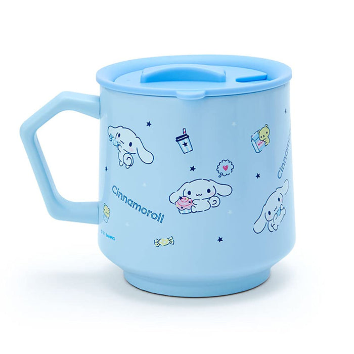 Sanrio Cinnamoroll Edelstahlbecher mit Deckel, 340 ml, langlebig und süß