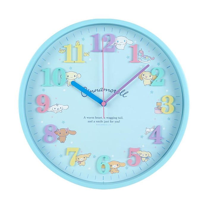 Sanrio Cinnamoroll Wall Clock 29.5 X 29.5 Cm Character Decor