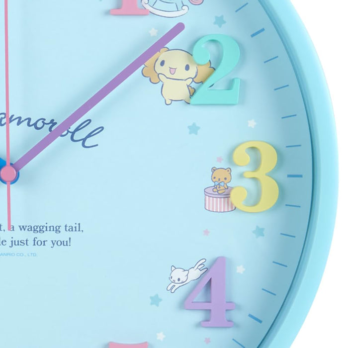 Sanrio Cinnamoroll Wall Clock 29.5 X 29.5 Cm Character Decor