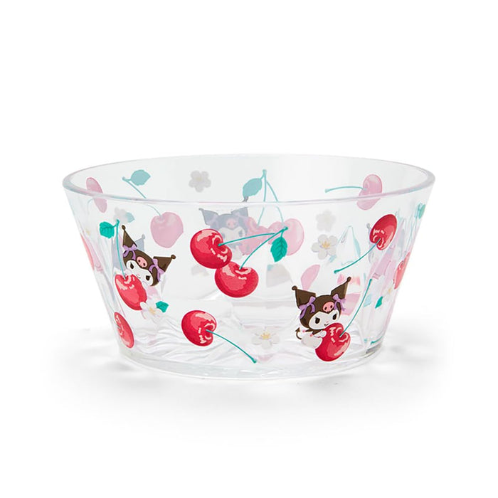 Sanrio Clear Bowl Colorful Fruit Kuromi 6.2x13x13cm - Cute Character Design