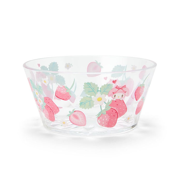 Bol transparent Sanrio Fruit coloré My Melody 6,2x13x13cm Personnage 115851