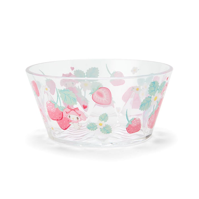 Sanrio Clear Bowl Colorful Fruit My Melody 6.2x13x13cm Character 115851