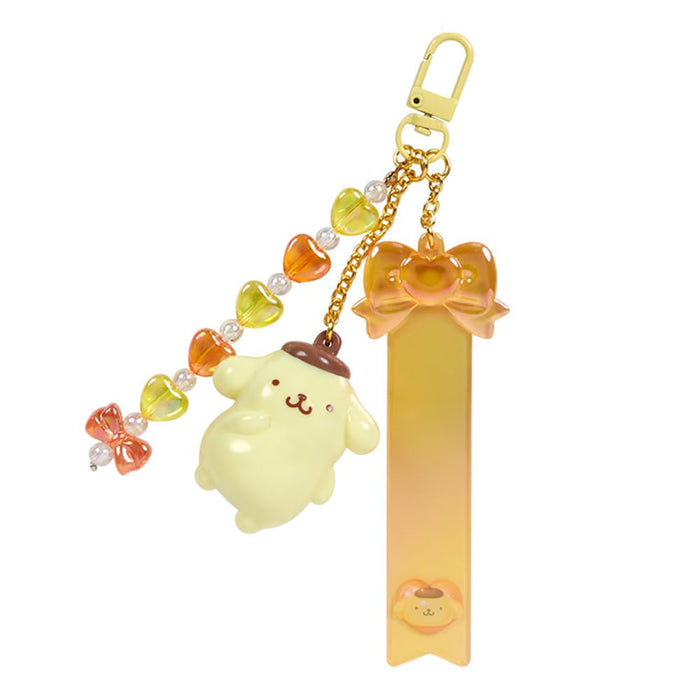 Sanrio 3D Pompompurin Transparenter Schlüsselanhänger 15 cm – Süßes Charakter-Design