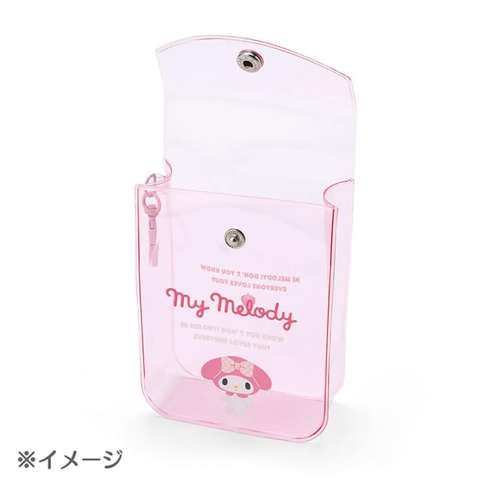 Sanrio Clear Mini Pouch Cinnamoroll 13x10x4 cm - Cute Character Bag