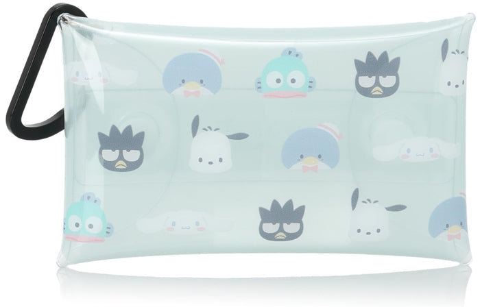 Sanrio Clear Multi-Case S Size With Carabiner - Ideal for Accessory Coin Key Earphones- Japan Figure Store - #1 Bring To You The Best Japanese Goods