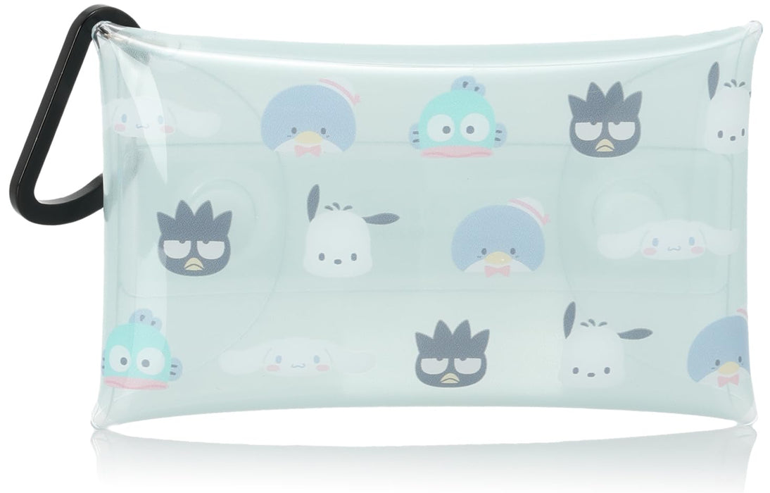 Sanrio Transparentes Multi-Case in Größe S mit Karabiner, ideal für Münz-/Schlüssel-Ohrhörer als Zubehör