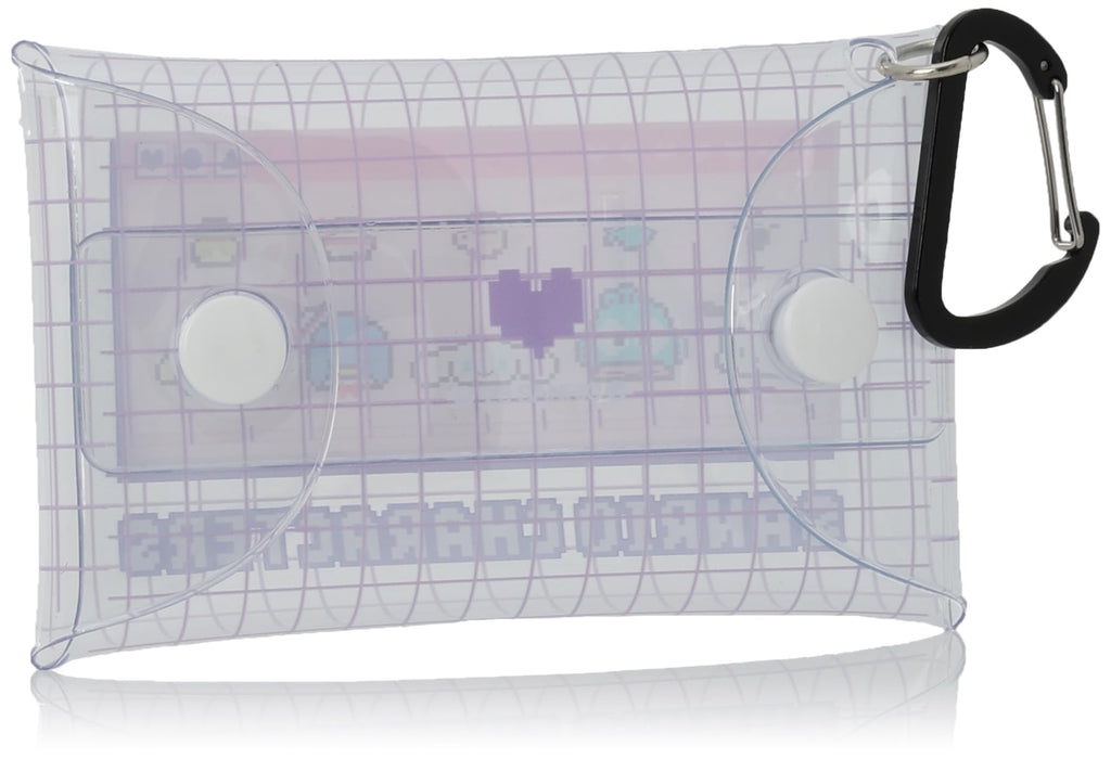 Sanrio Clear Multi-Case Größe S mit Karabiner für Schlüssel, Münzen, Kopfhörer und mehr