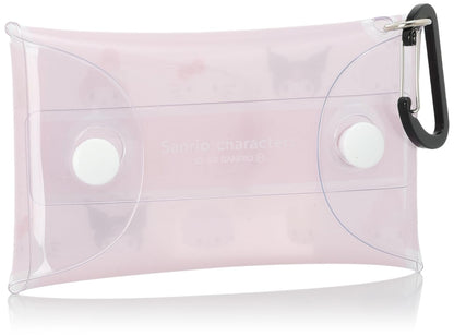 Sanrio Clear Multi-Case S Size with Carabiner - Accessory Coin Earphone Key Holder- Japan Figure Store - #1 Bring To You The Best Japanese Goods