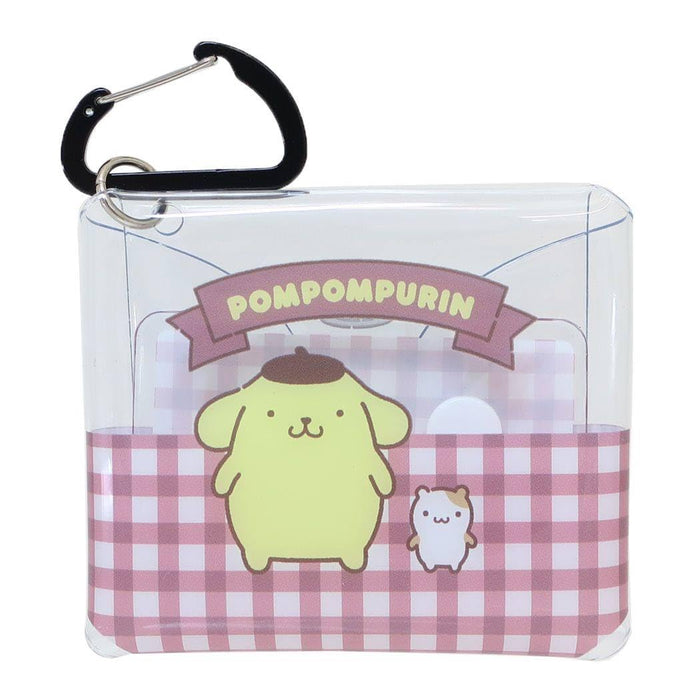 Sanrio Clear Multi-Case Kleines Zubehöretui mit Karabiner für AirPods Pro