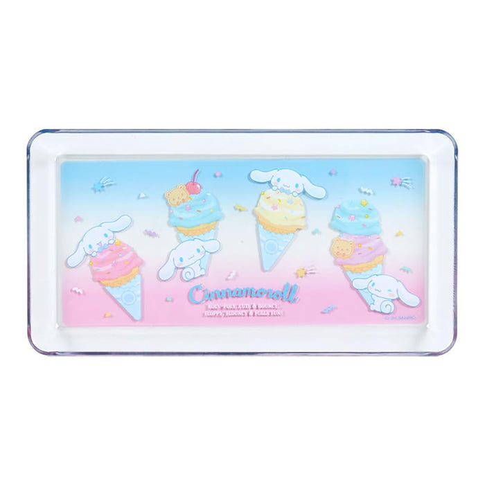 Plateau à crayons transparent Sanrio Ice Party Cinnamoroll 390119 Organiseur de bureau élégant