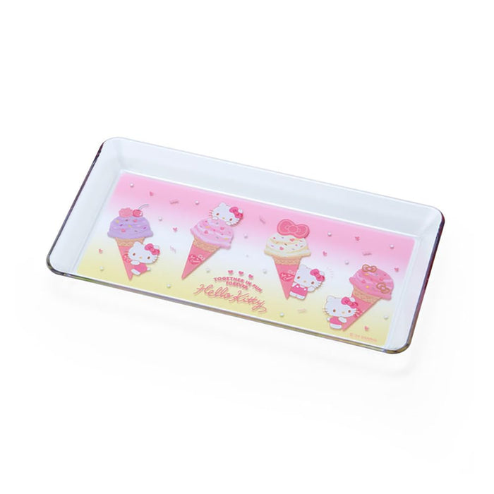 Bac à crayons transparent Sanrio Ice Party Hello Kitty 390020 Organisateur de papeterie