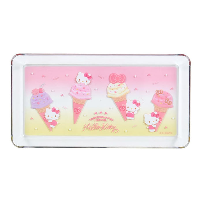 Bac à crayons transparent Sanrio Ice Party Hello Kitty 390020 Organisateur de papeterie