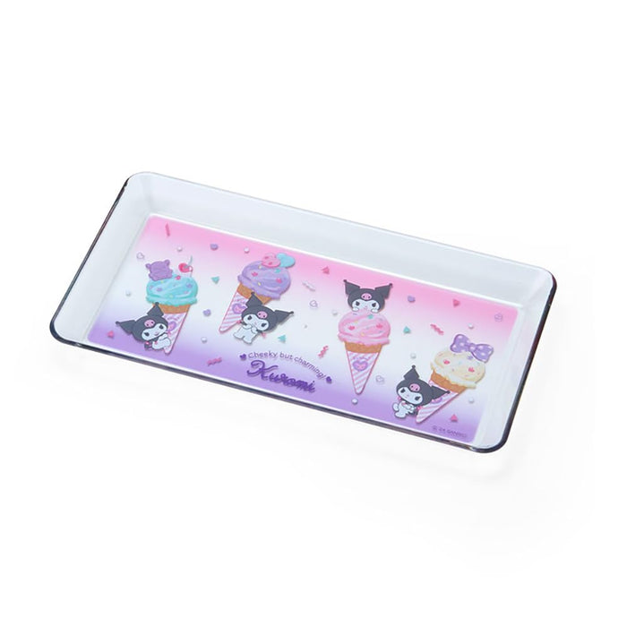 Sanrio Clear Pen Tray Ice Party Kuromi Desk Organizer 390143