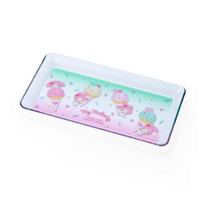 Sanrio My Melody Ice Party Plateau à crayons transparent 390097 Organiseur de papeterie