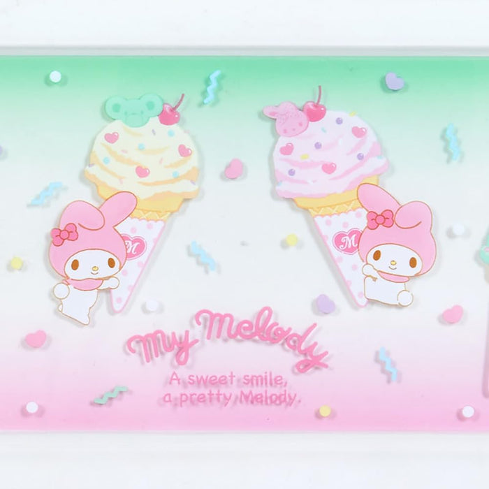 Sanrio My Melody Ice Party Clear Pen Tray 390097 Stationery Organizer