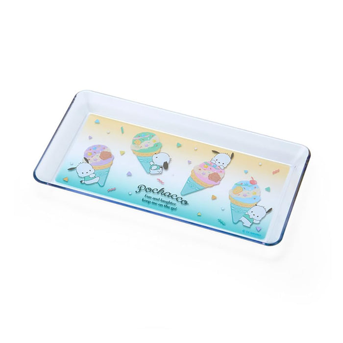 Sanrio Clear Pen Tray Ice Party Pochacco Desk Organizer 390429