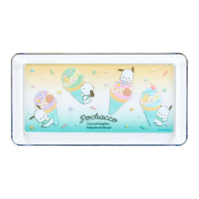 Sanrio Clear Pen Tray Ice Party Pochacco Desk Organizer 390429