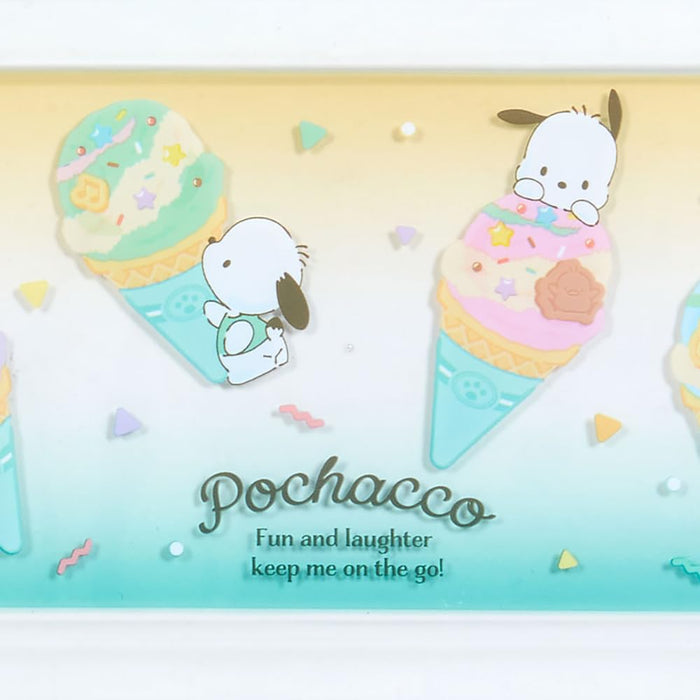 Sanrio Clear Pen Tray Ice Party Pochacco Desk Organizer 390429