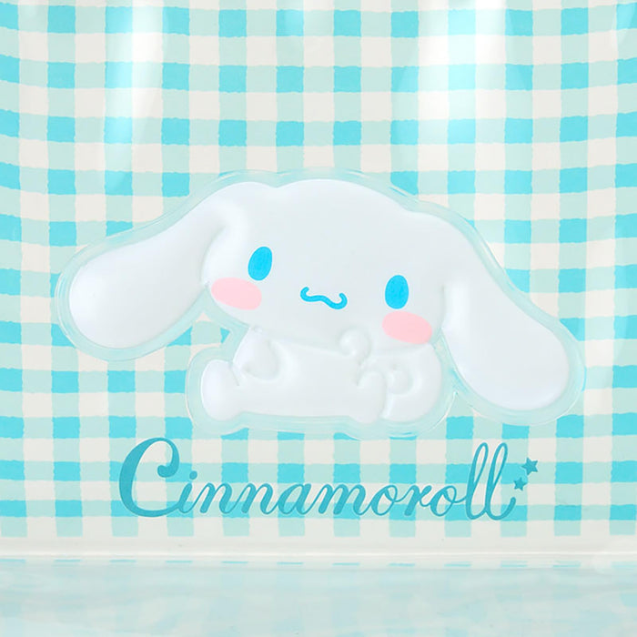 Sanrio Cinnamoroll Clear Pouch for Kids - Transparent PVC with Steel Zipper