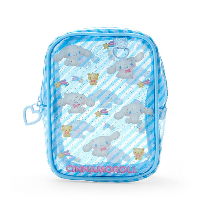 Sanrio Transparenter 3D-Cinnamoroll-Beutel 15 x 10 x 6 cm – Entzückender Zimt-Charakter