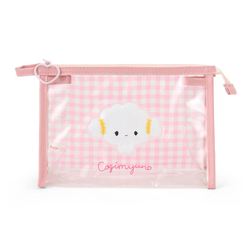 Sanrio Kogimyun Clear Pouch with Steel Zipper for Ages 3+ 22x10x15cm