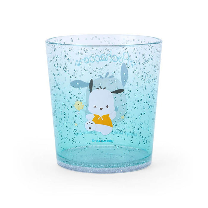 Sanrio Pochacco Clear Tumbler 300ml Perfect for Beverages