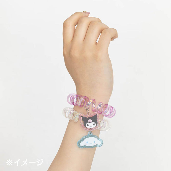 Lot de 2 élastiques à cheveux en spirale Sanrio Cinnamoroll