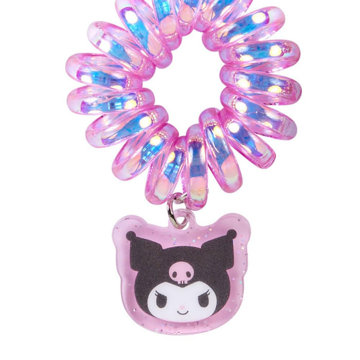 Sanrio Coil Pferdeschwanzhalter 2er Set Hangyodon Haargummis Langlebig elastisch