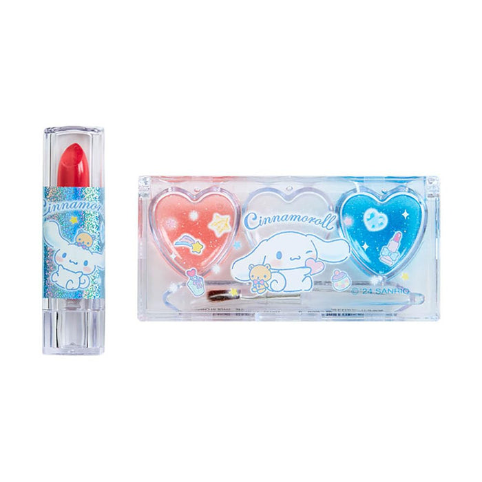 Coffret de rouges à lèvres et de gloss colorés Sanrio Cinnamoroll 844187 - Collection de maquillage mignon